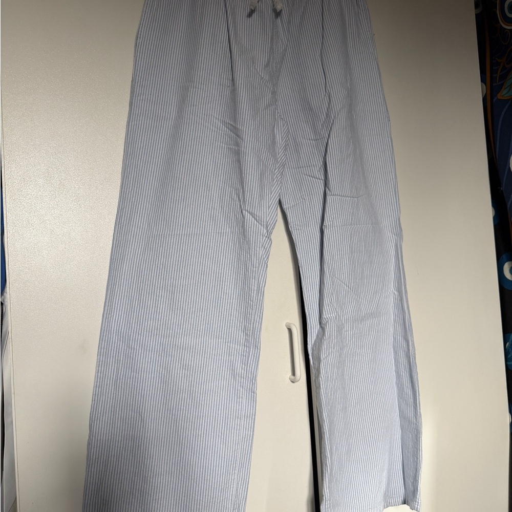 St. George Striped Linen Pants